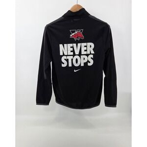 Nike Western WY Full Zip Track Jacket Men Small Black‎ Never Stops Athletic